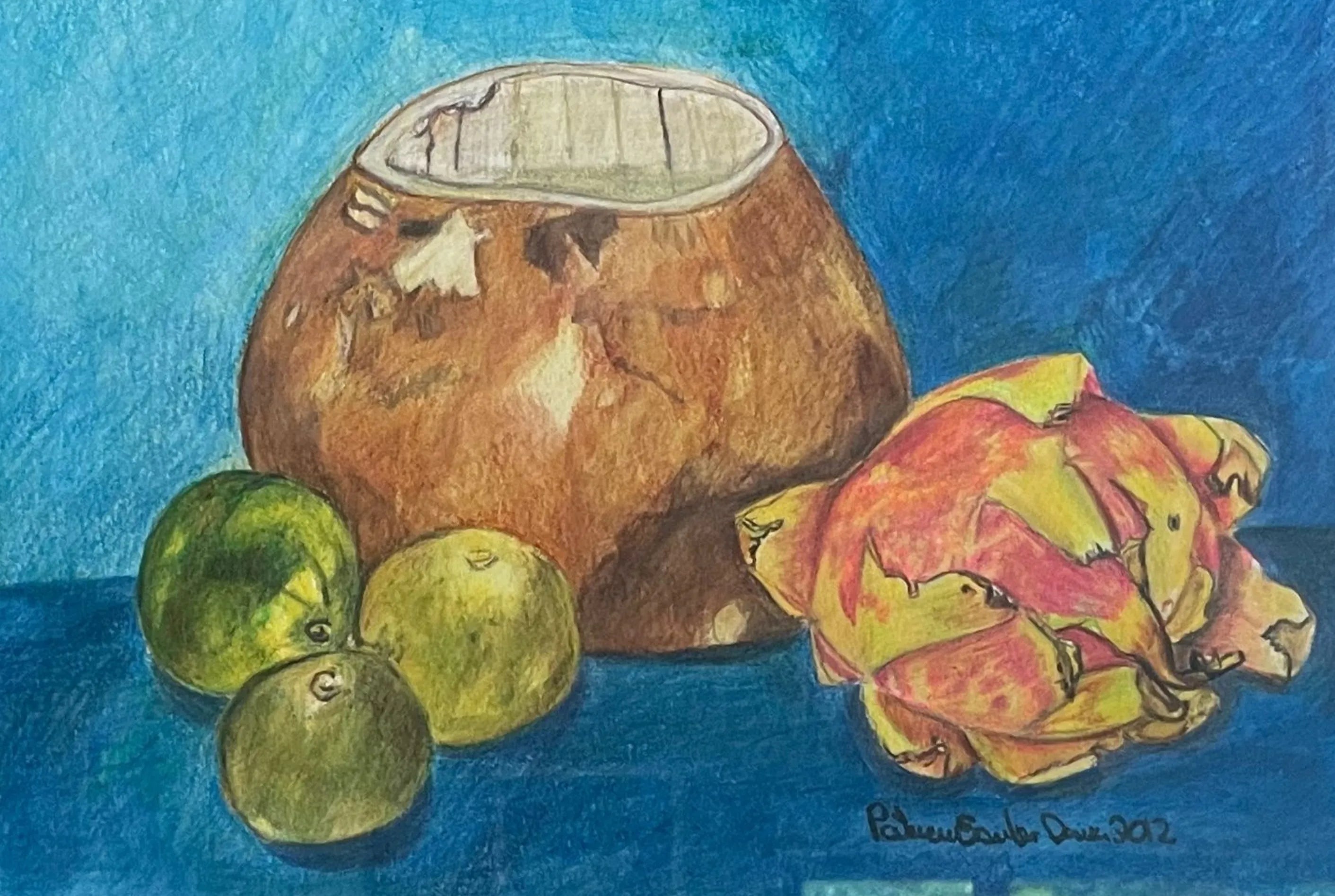 Bodegón con pitahaya