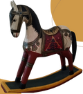 Caballito en su balancín