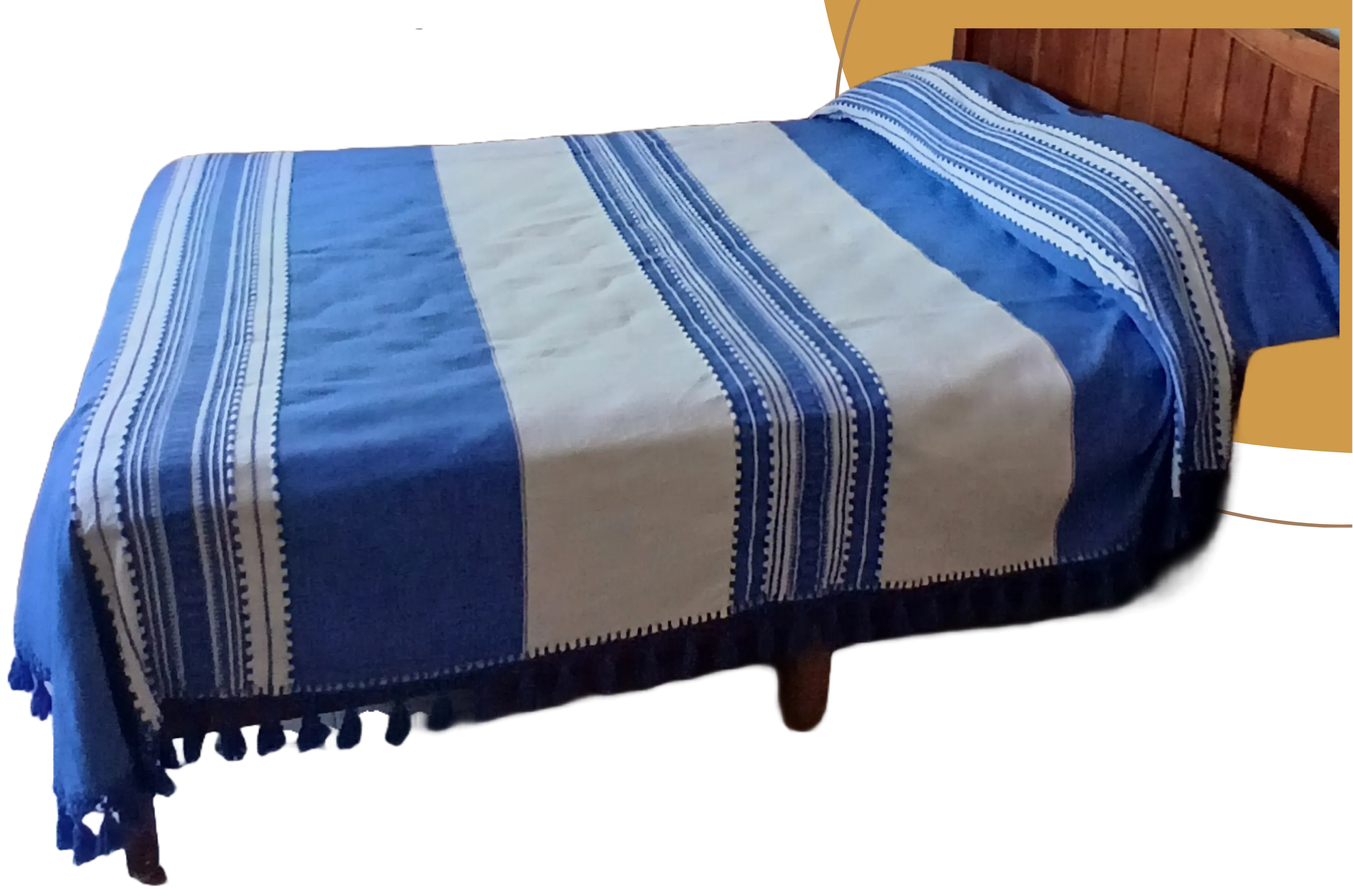 Colcha artesanal oaxaqueña