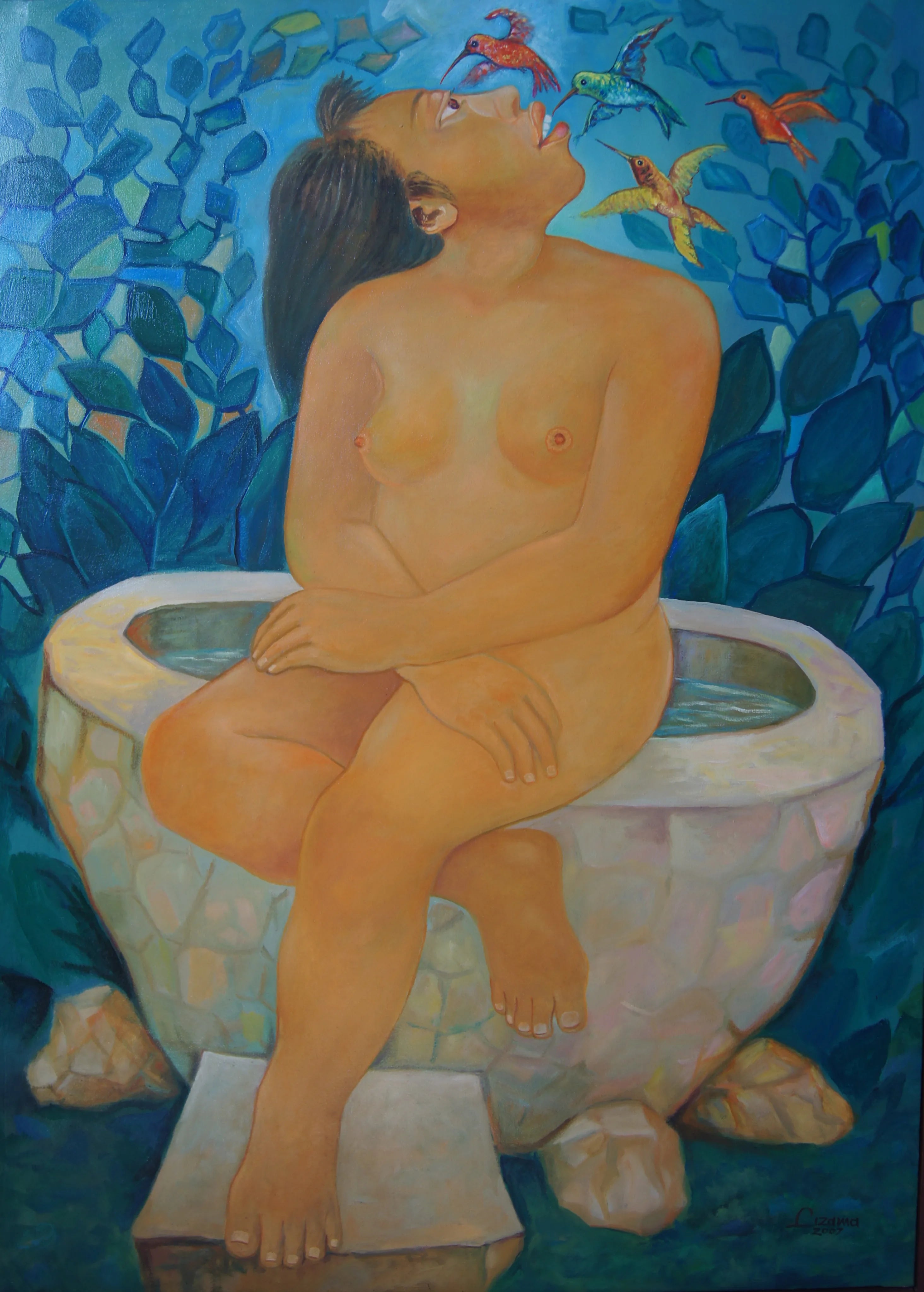 El colibrí rojo