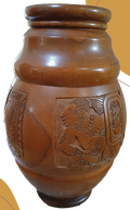 Florero de madera
