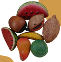Frutas de barro