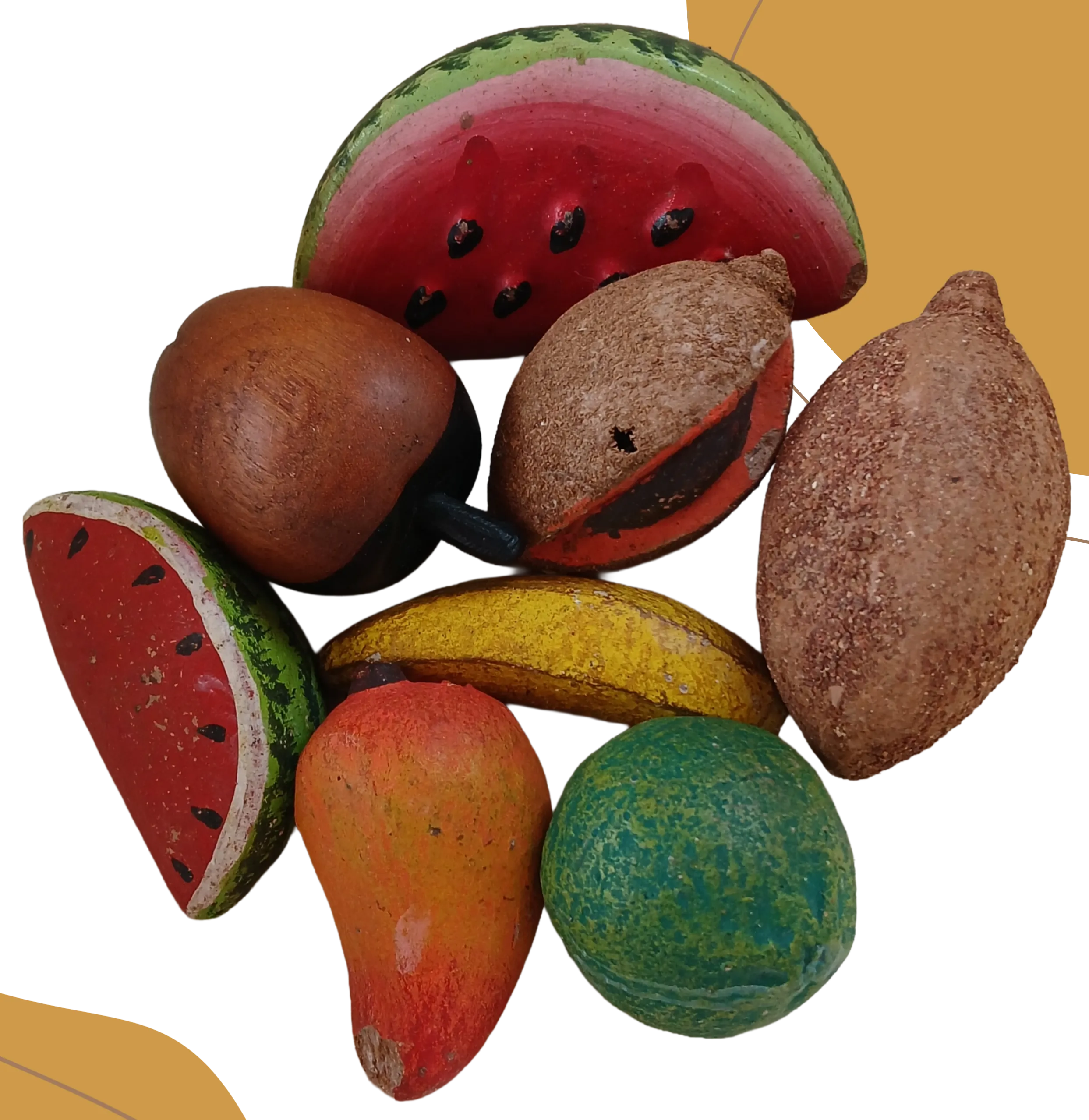 Frutas de barro