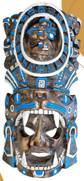 Hombre jaguar pintado
