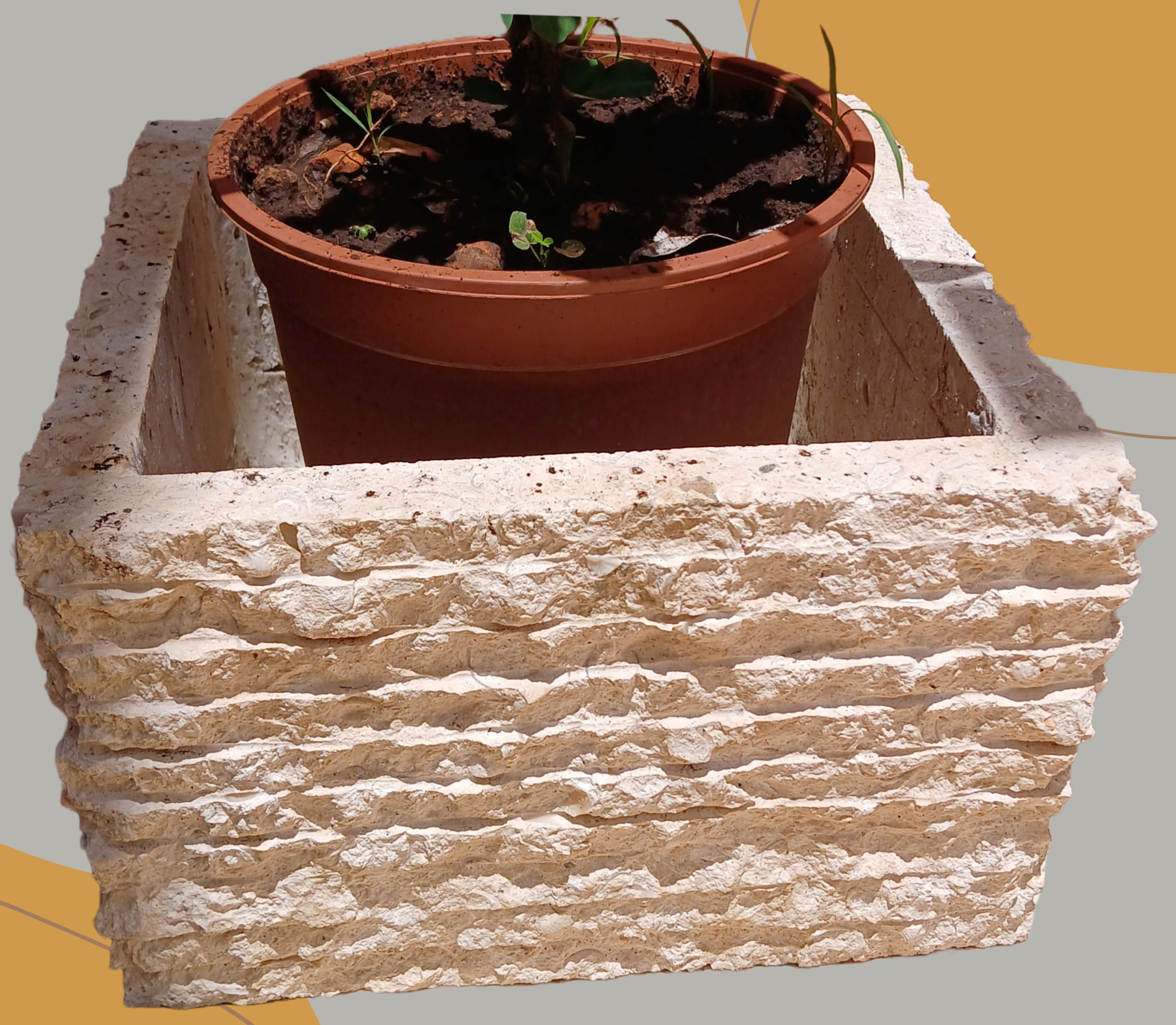 Maceteros de piedra