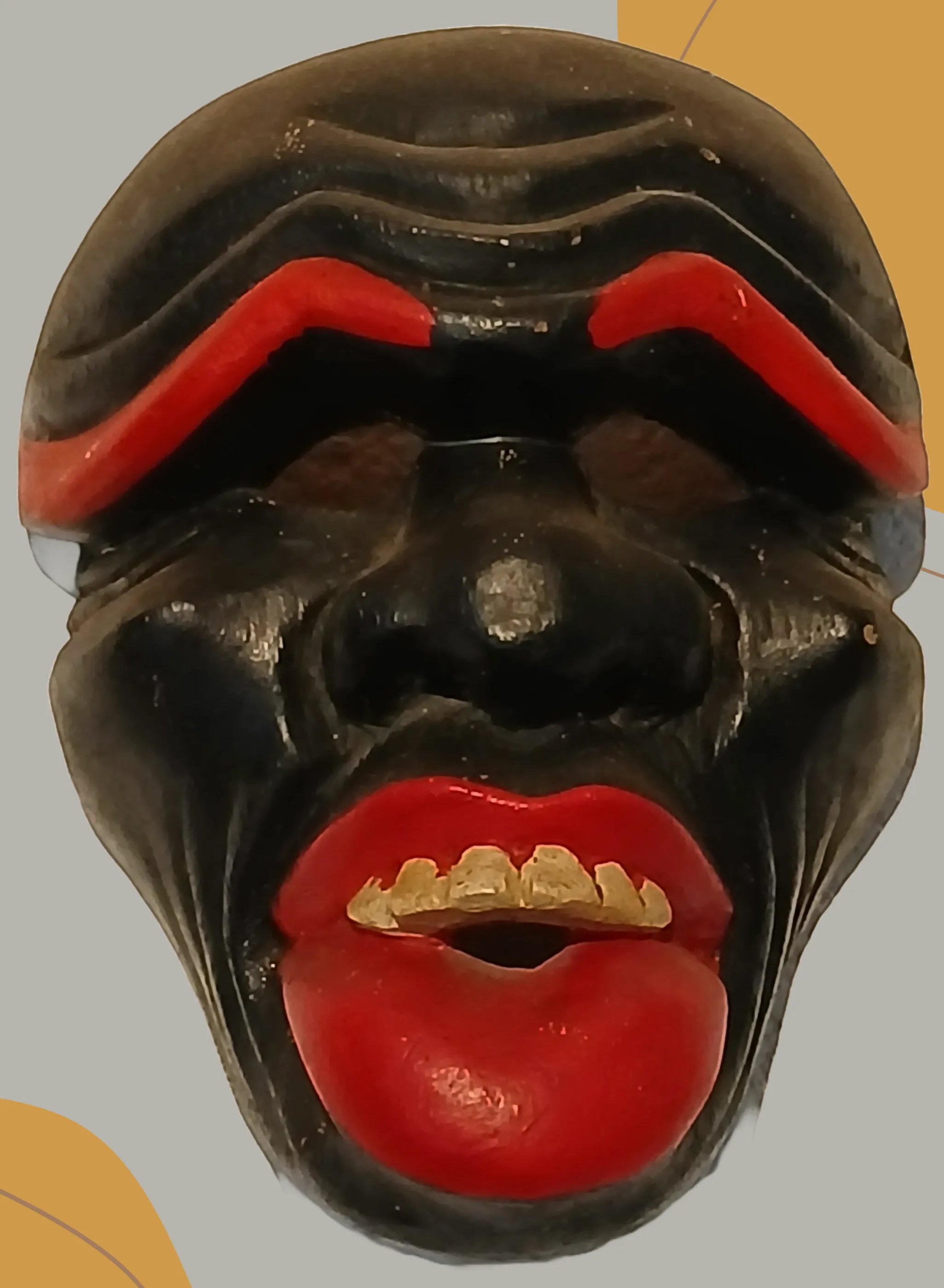 Máscara de negro