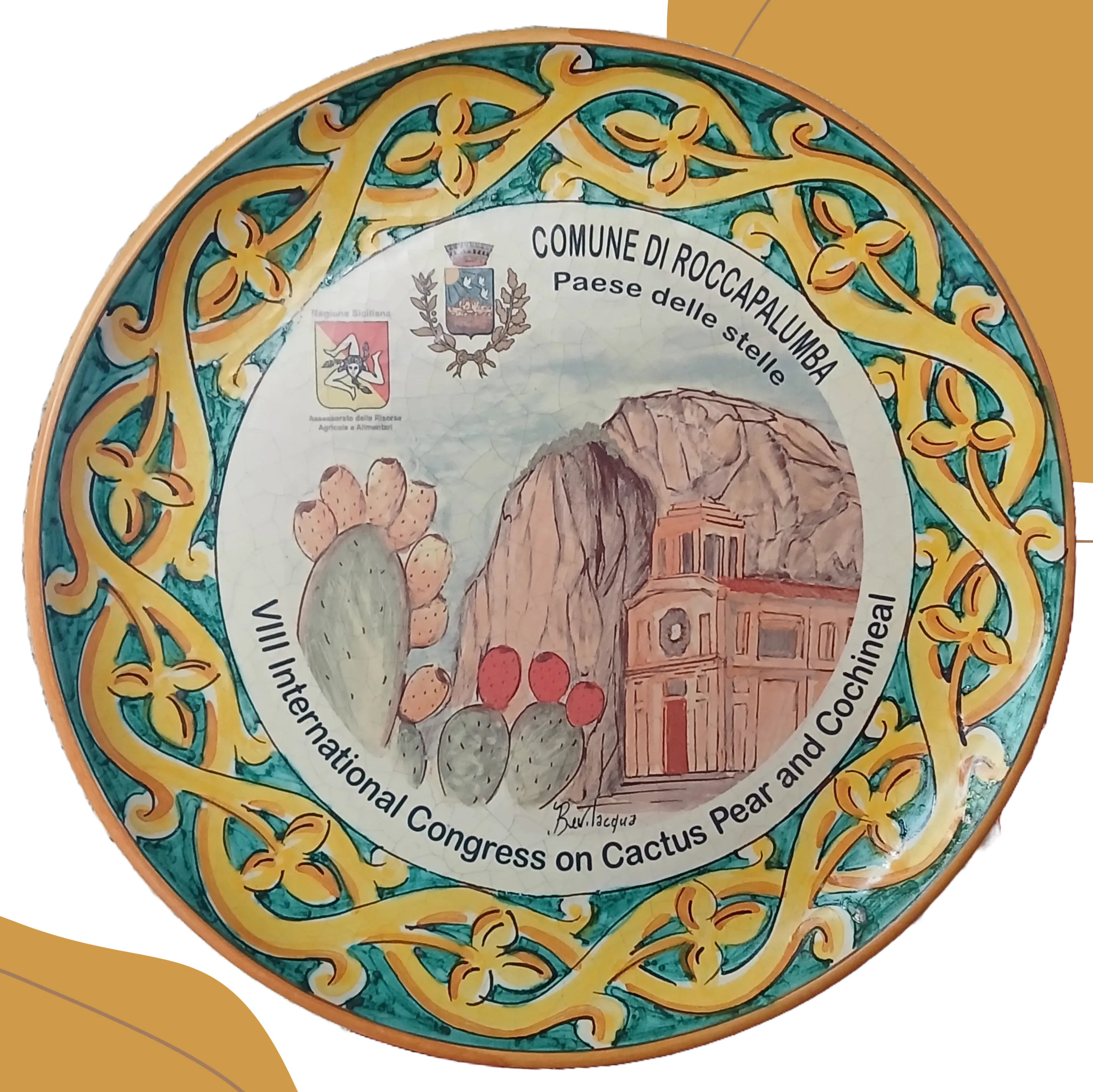 Platón italiano conmemorativo