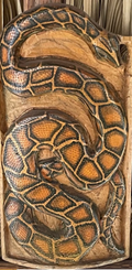 Serpiente que come mariposas
