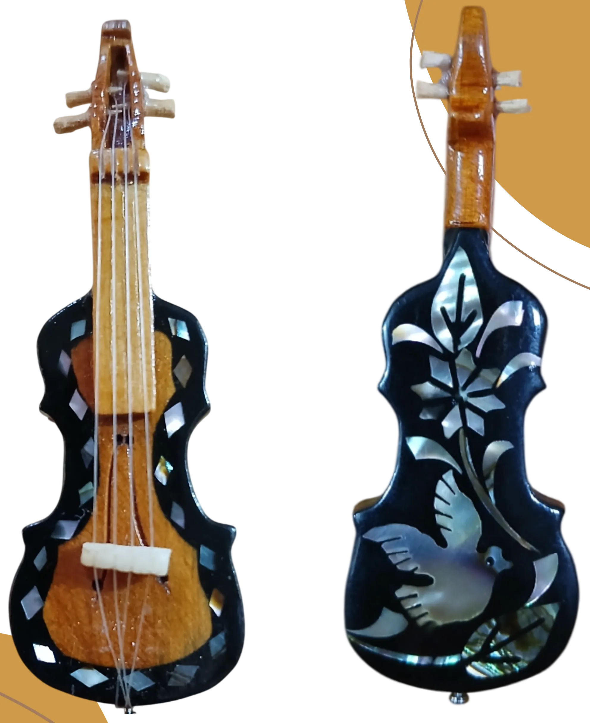 Violín en miniatura